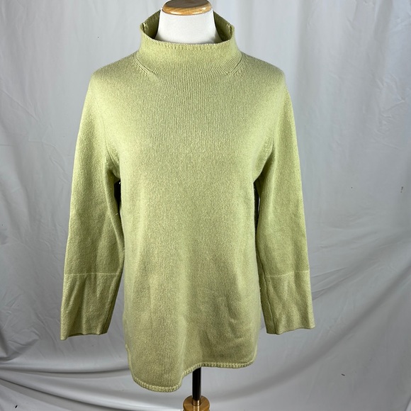 Country Road Sweaters - Beautiful Long Sleeve Funnel Neck Cashmere Sweater
